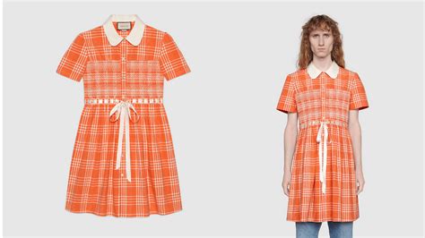 gucci tartan mens dress|Gucci is selling a $2,600 dress for men to challenge 'toxic .